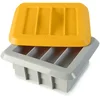 Image de IBILI 747000 Kit pour 12 Barres Énergétiques Artisanale Silicone Gris/Orange 15 x 7 x 7 cm 6 Pièces