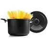 Image de IBILI - Marmite pour les pâtes avec couvercle-égouttoir, 22 cm, Aluminium, Antiadhésif, Compatible avec l’induction