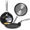 Image de IBILI - Poêle à crêpes Titan, 22 cm, Fonte d’aluminium, Antiadhésif, Compatible avec l’induction