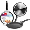 Image de IBILI - Crêpière New Induplus, 28 cm, Aluminium, Antiadhésif, Compatible avec l’induction