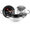 Image de IBILI - Poêle Honda avec 2 poignées Gastronomy, 24 cm, Aluminium, Xylan antiadhésif, Conception spécialement adaptée pour les cuisinières au gaz