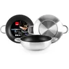 Image de IBILI - Poêle Honda avec 2 poignées Gastronomy, 28 cm, Aluminium, Xylan antiadhésif, Conception spécialement adaptée pour les cuisinières au gaz