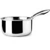 Image de IBILI - Casserole triple couche naturelle, 14 cm, 1 litre, acier inoxydable, convient pour induction, sans antiadhésif