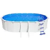 Image de Piscine hors sol acier blanc Gré Atlantis LDD 6,10 x 3,75 x h.1,32 m