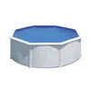 Image de GRE - Kit Piscine hors sol acier ronde blanche Ø370 x 122 cm (Livrée avec filtre à sable et échelle)