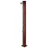 Image de Gre DSALR32W Douche Solaire Ronde 32 L Aluminium avec Bois monocommande Jardin