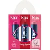 Image de LIPOSAN Caring Beauty Baume à lèvres 3 en 1, combine baume à lèvres et rouge en 3 tons (rouge, rose et rose nude), baume à lèvres 3 en 1 (3 x 4,8 g)