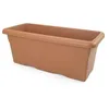 Image de Plastiken Terra Jardinière 100x44x40 cm Marron