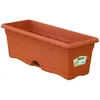 Image de Plastiken Jardinière avec Support Terre Cuite polypropylène 80 x 20 cm