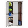 Image de Plastiken 9201 Armoire 3 Portes en Titane Beige