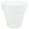 Image de Plastiken Tes - Pot de Fleurs Rond 48x48x43 cm Blanc
