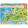 Image de Educa - Puzzle de 150 pièces pour Enfants | Carte d'europe. avec ce Puzzle, Ils découvriront Les Principaux Monuments d'europe dans Chaque Pays. Recommandé à partir de 6 Ans (18607)