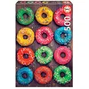 Image de Educa - Puzzle de 500 pièces pour Enfants et Adultes des Beignets Colorés. Comprend Fix Puzzle Tail pour l'accrocher Une Fois l'assemblage terminé. À partir de 11 Ans (19005)