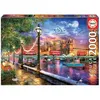 Image de Puzzle 2000 pièces Londres au coucher du soleil - EDUCA