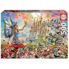 Image de Educa - Puzzle de 500 pièces pour Enfants et Adultes | Fée et Papillons | Mesure : 48 x 34 cm. À partir de 11 Ans (19247)