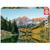 Image de Educa - Puzzle de 2000 pièces pour Adultes | Bells Maroon, États-Unis. Mesure : 96 x 68 cm | Inclut Fix Puzzle pour accrocher Le Puzzle Une Fois Fini | À partir de 14 Ans (19279)