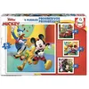 Image de 4 puzzles progressifs mickey et ses amis en occasion ou reconditionné