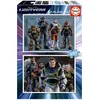 Image de Educa - Puzzle Lightyear 2 x 100. 2 Puzzles en Carton de 100 pièces chacun, Double Le Plaisir. Puzzle pour Enfants du Film Lightyear. A partir de 6 Ans (19316)
