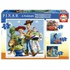 Image de Educa - Pixar Progressifs | Ensemble de 4 Puzzles progressifs pour Enfants de 12 à 25 pièces. Mesurer Une Fois monté: 16 x 16 cm. Composé de Grandes pièces Parfaitement finies. +3 Ans (19681)