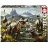 Image de Educa - Puzzle de 1000 pièces pour Adultes | Feroces Dinosaurs. Mesure: 68 x 48 cm. À partir de 14 Ans (19924)