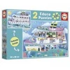 Image de Educa 2 Puzzles - Intérieur/Extérieur - Bateau
