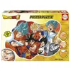 Image de Educa - Poster Puzzle Enfant de 250 pièces avec Une Forme extérieure particulière et de Grandes Dimensions : 100 x 70 cm | Dragon Ball (19965)