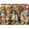 Image de Puzzle - EDUCA - Chatons et Oiseaux - 500 pièces
