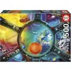 Image de Puzzle - EDUCA - Promenade Spatiale - 500 pièces - Thème Science et espace - Dimensions 48x34 cm
