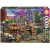 Image de Puzzle - EDUCA - Vélos à Amsterdam - 6000 pièces - 156 x 107 cm - À partir de 15 ans