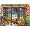 Image de Puzzle - EDUCA - Fenetre de lObservateur dOiseaux - 1500 pièces - 85 x 60 cm - Pour adultes