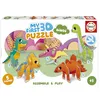 Image de Educa - Puzzle 3D Dinosaures | Comprend 5 Figurines de Dinosaures faciles à Assembler pour Jouer et Apprendre | Recommandé pour Les Enfants de 3 à 5 Ans (20434)