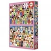 Image de Educa 2 Puzzles - Filles d'Europe et Filles d'Asie