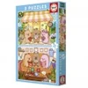 Image de Educa 2 Puzzles - Capyfun