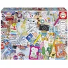 Image de Educa - Puzzle 1000 Pieces | Collage de Voyage | Dès 14 Ans (20560)
