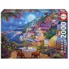 Image de Educa - Puzzle de 2000 pièces pour Adultes | Nocturne à Positano | Dimensions : 96 x 68 cm | À partir de 14 Ans (20573)