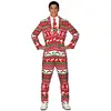 Image de GUIRMA Homme de Noël Complet Costume de Noël avec Cravate