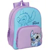 Image de STITCH SWEET - Sac à dos scolaire pour enfant, adaptable au chariot, confortable et polyvalent, qualité et résistance, 33 x 14 x 42 cm, bleu/lilas, bleu/lilas, Estándar, Décontracté