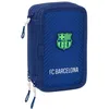 Image de Safta F.C. BARCELONA NAVY BLUE - Trousse scolaire avec 37 outils inclus, trousse enfant, idéale pour les enfants de 5 à 14 ans, confortable et polyvalente, qualité et résistance, 12,5 x 5,5 x 19,5 cm,