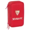 Image de Safta Sevilla FC - Trousse scolaire avec 37 outils inclus, trousse pour enfant, idéale pour les enfants de 5 à 14 ans, confortable et polyvalente, qualité et résistance, 12,5 x 5,5 x 19,5 cm, rouge, M