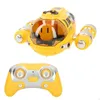 Image de ColorBaby sous-Marin télécommandé, 5 km/h, 25 m, Rotation à 360 degrés, avec lumières et Jet d'eau, 2,4 GHz, télécommande Submersible, Cadeau pour Enfants, Jouets Aquatiques, Bateau Jouet Piscine