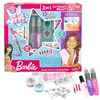 Image de Colorbaby Barbie 48429 Craie pailletée 3 en 1 pour cheveux, ongles et corps, tatouages temporaires, craies colorées, kit d'ongles, mèches temporaires pour filles à partir de 8 ans 48429