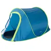 Image de AKTIVE Tente pop-up, 120x220x95 cm, 2 personnes, Piquets inclus, Arceaux en fibre de verre, Tissu polyester 190T, Colonne d'eau 800 mm, Poids 1,36 kg, Double toit, Moustiquaires (63121)