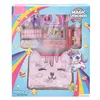 Image de COLORBABY Magic Unicorn 74205 Set de Maquillage pour Enfant avec Palette d'ombres, Vernis à Ongles, Autocollants et Trousse à Maquillage Brillante, Produits Non Toxiques, à partir de 5 Ans