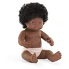 Image de Miniland Miniland31054 Poupée Bébé Fille Africaine sans sous-vêtements Multicolore 31054