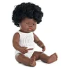 Image de Miniland Miniland31154 Poupée Africaine avec sous-vêtements 38 cm
