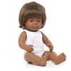 Image de Poupée bébé aborigène australienne Enfant de 38 cm, fabriqué en Vinyle Doux. Présentation dans Une boîte avec sous-vêtements.
