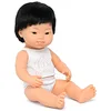 Image de Miniland Dolls 31265 Poupée bébé Asiatique avec Syndrome Down en Vinyle Souple de 38 cm Présenté avec sous-vêtements dans Une boîte Cadeau