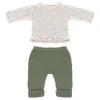 Image de Miniland Ensemble de vêtements tricotés recyclés pour poupée de 32 cm Miniland Dolls - Pull et Pantalon