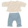 Image de Miniland Vêtements pour poupée de 21 cm, Accessoire pour poupées, Ensemble Tricot 21 cm Pull et Pantalon | Tricoté Clothes 21 cm