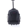 Image de GLADIATOR Polar Valise à Dos avec roulettes, imperméable à l'eau, Doux, Deux Roues, à Main, 55 cm, Noir, de Mano, 55 cm, Valise Sac à Dos à roulettes Hydrofuge Souple Deux Roues
